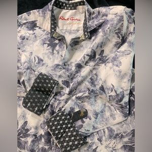 Robert Graham Limited Edition Silk “Barbino” Men’s Large